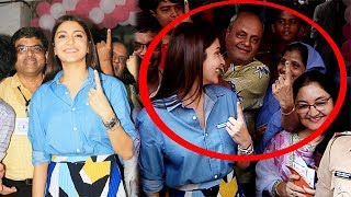 Anushka Sharma FUNNY Moment While Voting For Lok Sabha Elections 2019