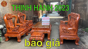 [cảm nhận khách hàng] bộ ghế minh quốc voi cột 12 gỗ hương | Đồ Gỗ Bảo Lộc