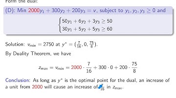V5-03. Linear Programming. Examples in Sensitivity analysis. part 3.