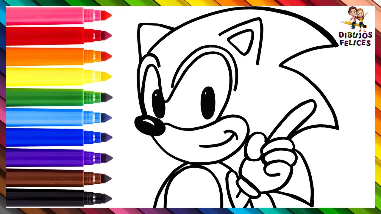 Desenho de Sonic pintado e colorido por Erick12 o dia 04 de Janeiro do 2015