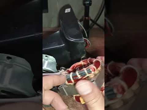 lilitan spul kipas angin sering putus bagian jalur kapasitor #teknisidigital #kipasangin #spul