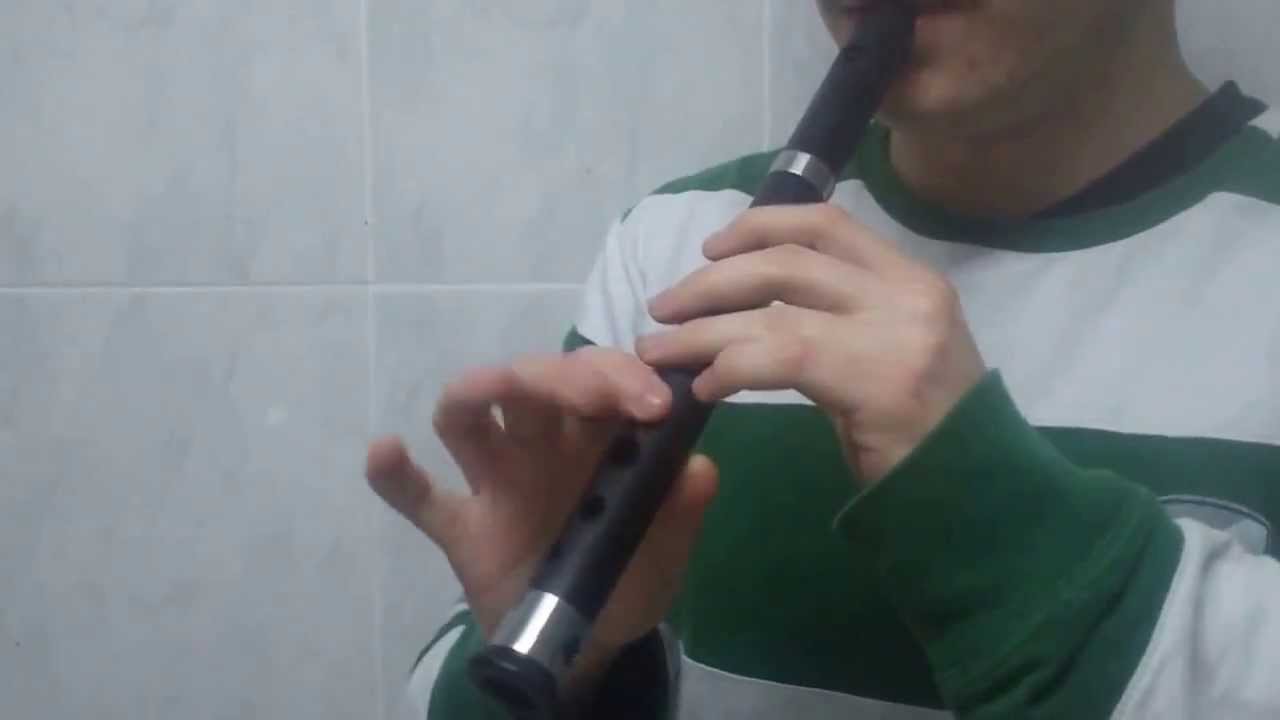 Provant el flabiol de granadillo