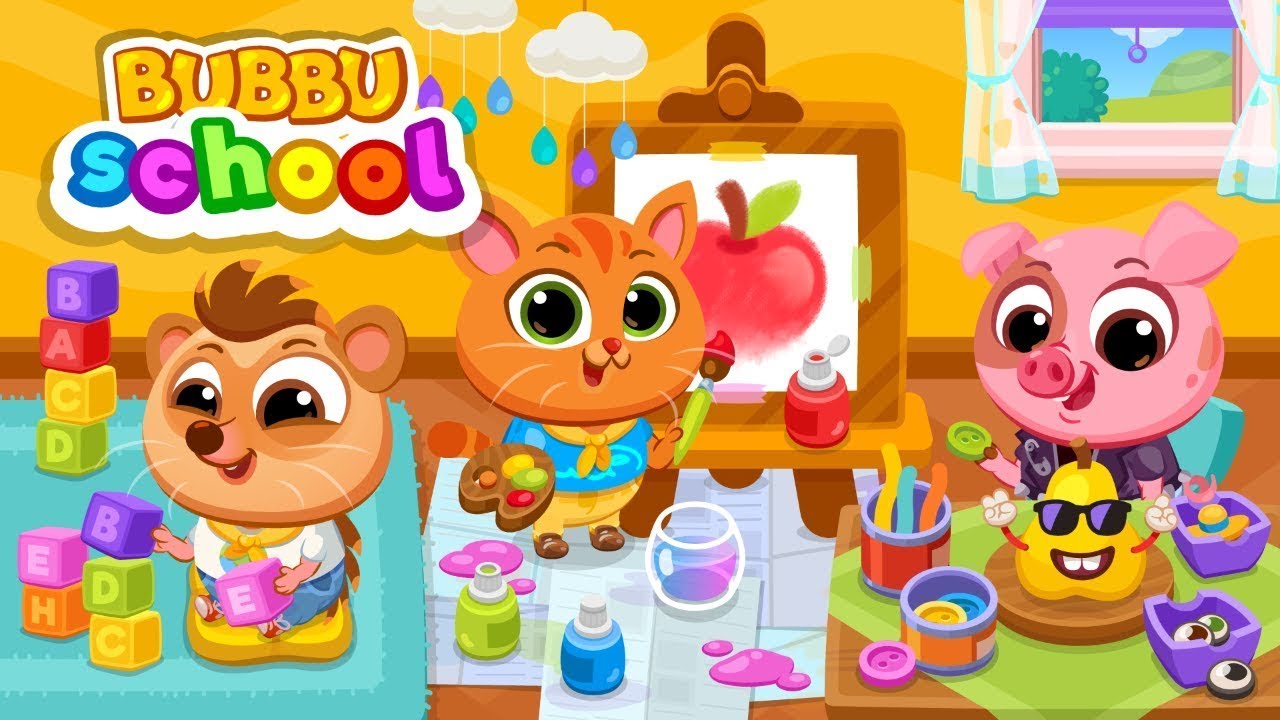 Bubbu School My Virtual Pets. Bubbu draw Art. COLORING FOR KIDS YouTube