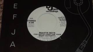 Beastie Boys - Fight For Your Right To Party promo 45 rpm