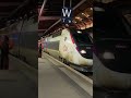 TGV Arrival At Strasbourg Station In France