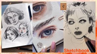 Sketchbook drawing and doodle ideas | Sketchbook Ideas | ART compilation #7