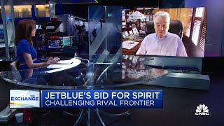 Fmr  Continental CEO discusses JetBlue's bid for Spirit and the travel landscape