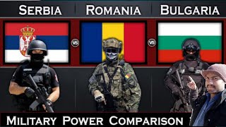 Serbia vs Romania vs Bulgaria Military Power Comparison 2023 ?