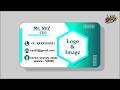 how to create visiting card in CorelDraw