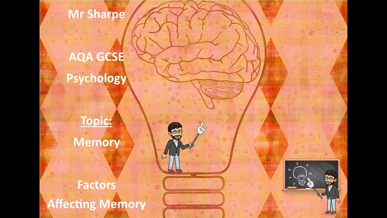 Factors Affecting Memory Revision Video Psychology GCSE AQA YouTube