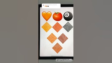 Emoji Color Mixing on request 😍 #procreate #colourmixing #colormixingmagic #emojimix #fyp