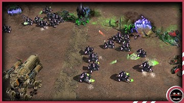 {Decimator Cybory Mayhem} C&C 3 Tiberium Essence 2.0 Gdi,Nod vs Scrin 2vs3 CompStomp (4K)