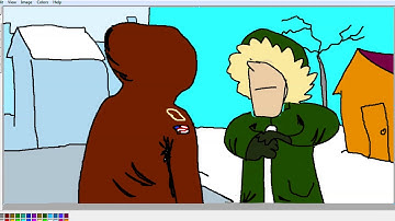 Well, the little guy was kinda funny-lookin - FARGO ANIMATED IN PAINT