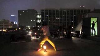 Fire Ball Contact Juggling