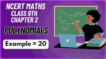 Ncert Class 9 maths | Chapter 2 | Example 20 | Polynomials #class9mathsncert  #polynomialclass9