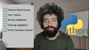 PYTHON Eğitimi 2 - String Değişken Tanımlama