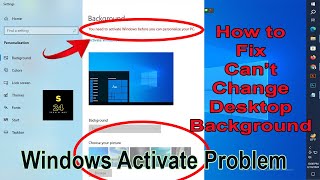 Famous Fix Can't Change Desktop Background - Computer Tips & Tricks - Windows Activate Problem Profile