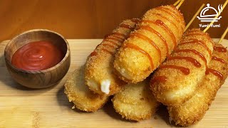 Corn dog tayyorlash / корн дог на палочке / corn dog recipe