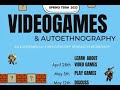 .games and autoethnography workshop promo ehcn  ceu