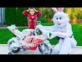 Artem and toy car wash for super hero - Fun story for children