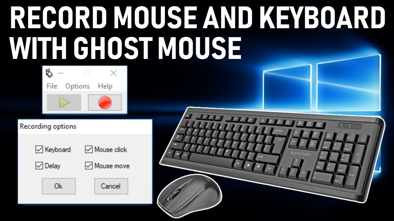 Ghost Mouse And Keyboard Recorder Installation Guide And Test