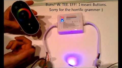 Touch Wheel LED RGB Controller