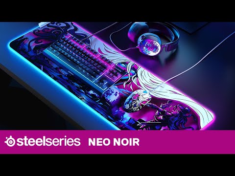 SteelSeries Neo Noir Collection: Prime Mouse, QCK Prism XL, QCK L, Speaker Plates