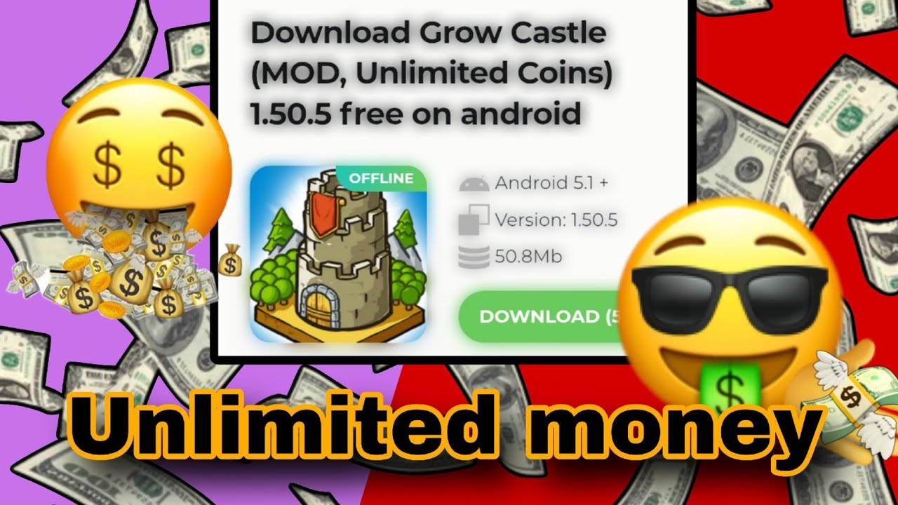 Grow Castle mod APK Unlimited money 🤑