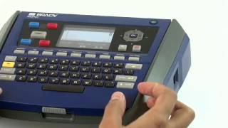 BMP91 Tubing & Label Printer - Loading Print Ribbon Catridge