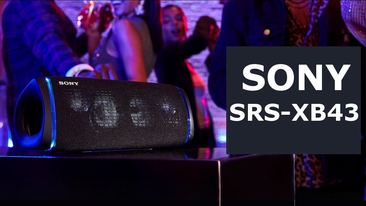 Sony SRS-XB43 - świetny dźwięk w bardzo dobrej cenie! / test, recenzja, review - YouTube