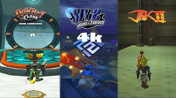 Native PS2 vs 4k Emulation Part.2 (Sly 2, Jak 2, Ratchet Clank 2)