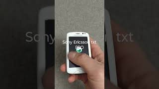 Sony Ericsson txt PRO