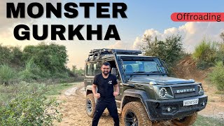 First Offroading With Modified Monster Gurkha | मज़ा आ गया