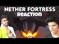 Indian Gamers React To Find Nether Fortress In Minecraft! | Raazit