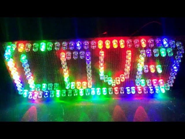 How to make a Multi colour LED sign board 