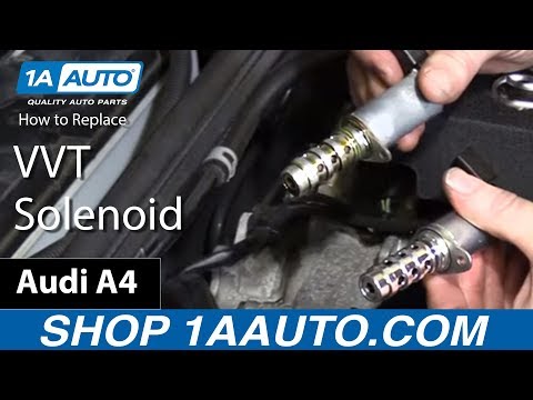 How to Install Replace VVT Solenoid 2005-2008 Audi A4 2.0L