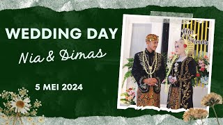 STREAMING WEDDING 'NIA & DIMAS'//MONCER LARAS CAMPURSARI //PSP AUDIO// 5 MEI 2024 MENJANGANN - PUTAT