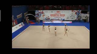 Первенство России по художественной гимнастике 2024  в групповых упражнениях