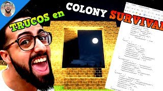 TRUCOS en COLONY SURVIVAL!!! ¿Cómo ponerlos? |LaPeceraTONTA|