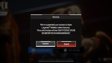 I’m banned on Apex Legends Mobile for 10 YEARS!!