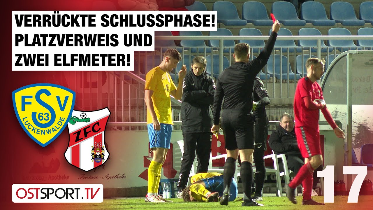 VERRÜCKTE Schlussphase! PLATZVERWEIS und zwei ELFMETER: Luckenwalde - ZFC | Regionalliga Nordost