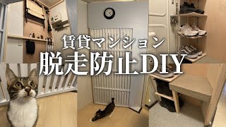 【DIY】猫の脱走防止ドアDIY建築家はこう考えました【タゴキリンの巣作り ♯2】