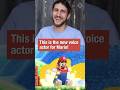 Where you’ve heard the new Mario voice actor before #mario #nintendo #supermario #supermariobros