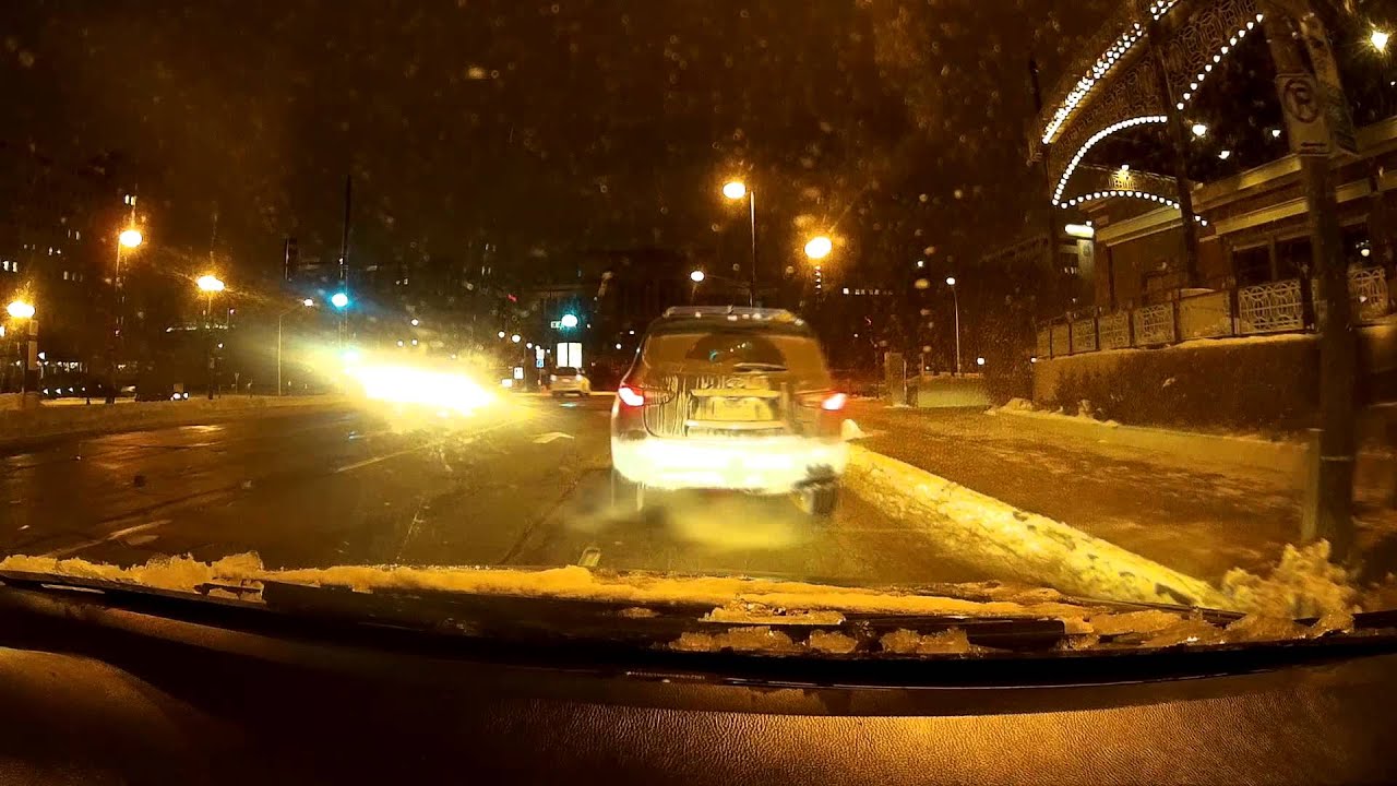 Wisconsin Driving Milwaukee Winter Evening Drive GT680W v1 YouTube