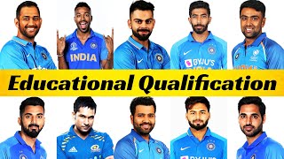 Details Educational Qualifications of 22 Indian Cricketers | MS Dhoni, Virat Kohli, Rohit Sharma, KL Rahul News