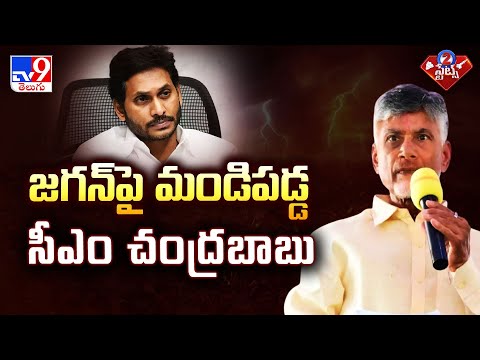 జగన్ పై మండిపడ్డ సీఎం చంద్రబాబు | AP Politics - TV9 - TV9