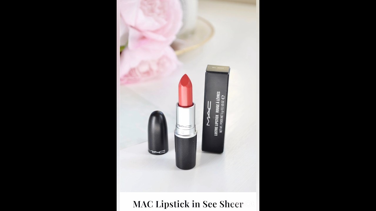 Mac see sheer lipstick| Mac see sheer lipstick review 