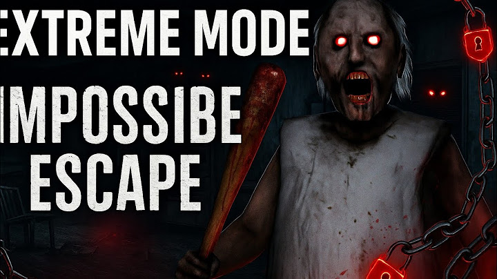 I play granny in hard mode 😰 |