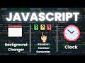 3 Simple JavaScript Projects 