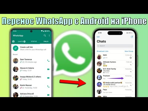 Как перенести WhatsApp с Андроид на iPhone? Перенести чаты ватсап с андроид на айфон